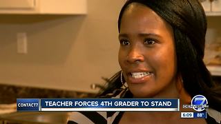 Mom says Aurora elementary school teacher forced her daughter to stand all day