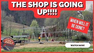 Our Shop is Going UP!!! Shop update after Day 1!!!