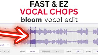 VOCAL CHOPS FAST & EZ - Bloom Vocal Edit VST, AU, AAX, Standalone 250 Vocal Chop Presets