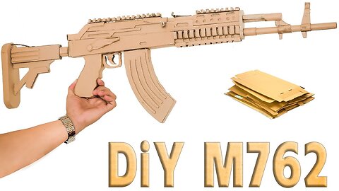 How To Make The M762 in PUBG From Cardboard Diy By King OF Crafts