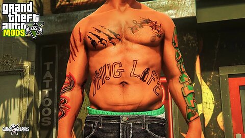 How to install Custom Tattoos (2023) GTA 5 MODS