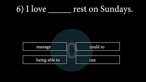 Modal Verbs Ability Grammar Quiz