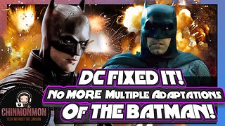 DC FIXED IT! No MORE Multiple Adaptations Of THE BATMAN!