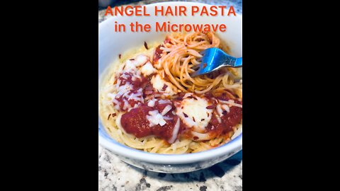 How To Cook Angel Hair Pasta In The Microwave