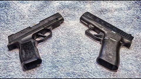Sig P365XL vs Glock 43X A Comparison between two of the best Concealed Carry 9mm Pistols