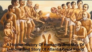 Hidden History Of Humanity And Map Of Lemuria And Story of Atlantis Great Flood