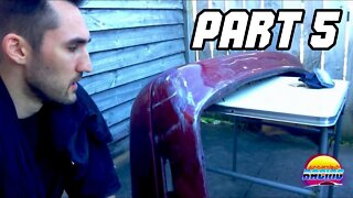 300zx Rear Quarter Dent Fix Part 5 - Bumper