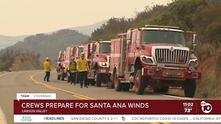 Crews battling Valley Fire prepare for Santa Ana winds