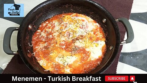 Menemen Turkish Breakfast || Turkish Recipes || Breakfast Recipes || Fresh Daily