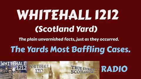 Whitehall 1212 Radio 1951 Ep00 Series Synopsis