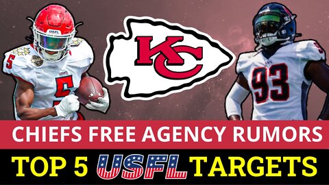 5 USFL Players The Kansas City Chiefs NEED To Sign!