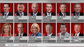 Twelve senators against electoral vote