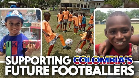 SUPPORTING COLOMBIA'S FUTURE FOOTBALLERS! 🇨🇴 | God's Heart TV