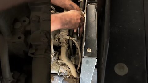 The secret of changing water pump belt on TriPac APU #shorts