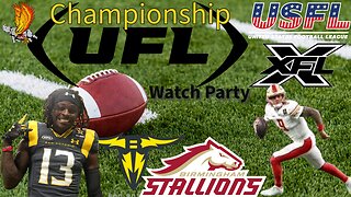 Live UFL Championship: San Antonio Brahmas vs Birmingham Stallions | AI-Powered Commentary