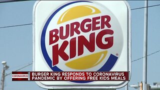 Burger King offering free kids meals during coronavirus pandemic