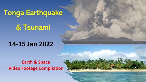 Tonga EarthQuake & Tsunami Compilation | 15 Jan 2022