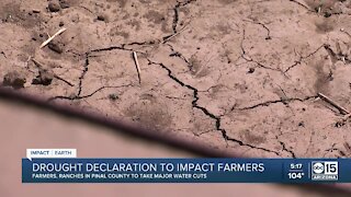 Drought declaration to impact farmers in Pinal County