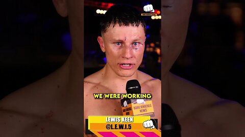 "I've never been dropped, I have never been rocked", Lewis Keen ~ #BKFC46 Newcastle