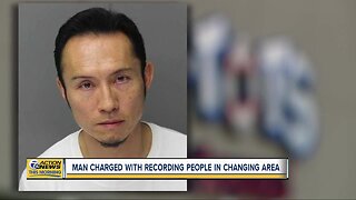 Man charged with recording people in changing area