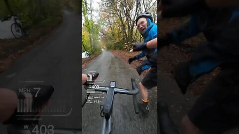 Cycling Hill Climb 🥶🌧️🇬🇧