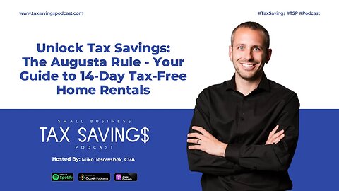 Unlock Tax Savings: The Augusta Rule - Your Guide to 14-Day Tax-Free Home Rentals