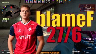 CSGO POV Astralis blameF (27/6) vs Complexity (Overpass) @ BLAST Premier Fall Groups 2023