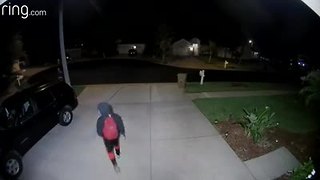 Ring doorbell captures masked men casing house