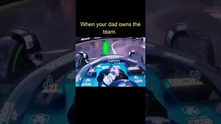 Very funny, Lance Stroll crashes like in an F1 game! #shorts #f1