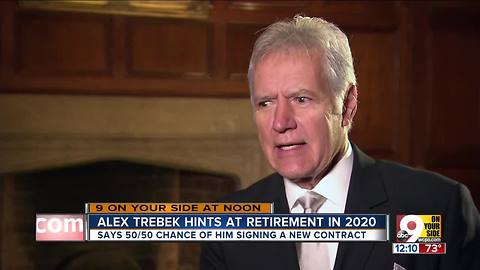 Alex Trebek may not return to 'Jeopardy' when contract expires in 2020