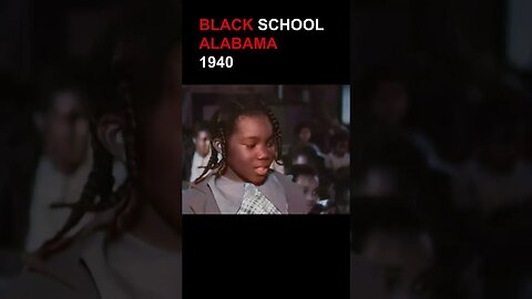1940: Black School, Lowdnes County, Alabama | 60fps, AI Enhanced, Colorized