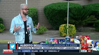 Local church holds food drive for The Mission at Kern County