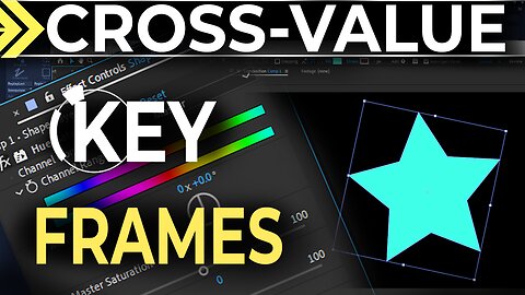 After-Effects: Cross-Value-Keys (In 60 SECONDS!!)