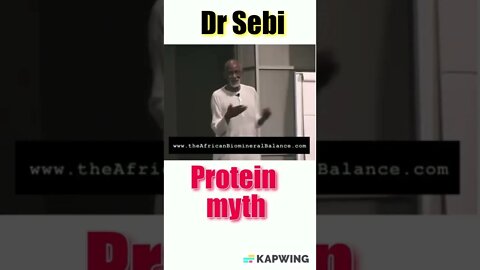 DR SEBI TALKS ABOUT PROTEIN #drsebi #shorts