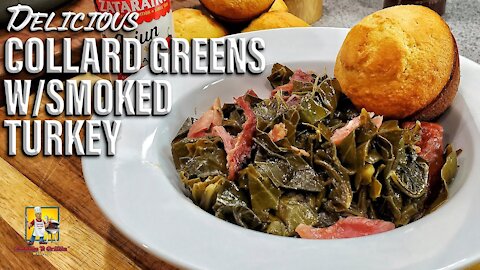 Southern Collard Greens w/Smoked Turkey Legs Recipe Easy