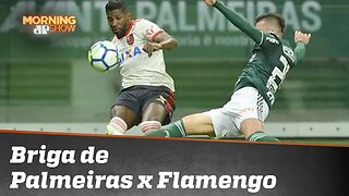 Pegou fogo! Veja a briga de Palmeiras x Flamengo