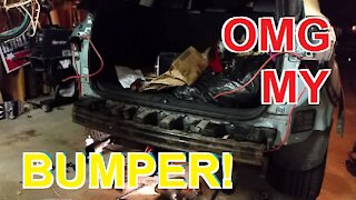 Installing Curt Hitch, Rear bumper, Exhaust - 2013 Ford Escape