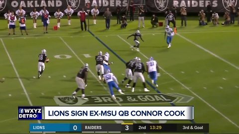 Lions sign former Michigan State QB Connor Cook