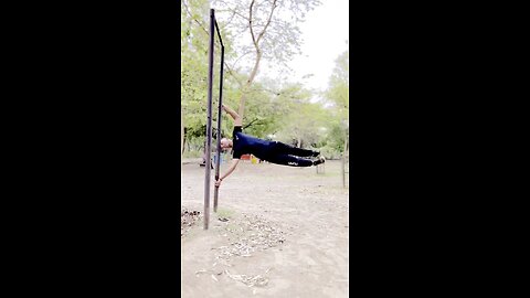 Human flag pull ups | Gymnastics | Calisthenics | Fitness