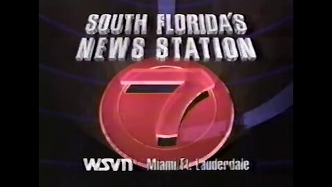 WSVN7 - TV = with commercials = Miami Florida = 10pm June 10, 1991