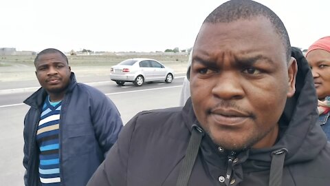 SOUTH AFRICA - Cape Town - Mfuleni residents claim new Forest Village housing allocation is fraudulent (video) (UDs)