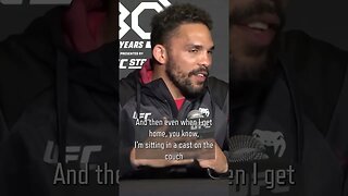 Eryk Anders wants to hit 20 UFC fights before retirement and "wear out his love" for fighting