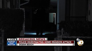 Police investigating Ocean Beach home invasion attack
