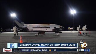 Air Force's mystery space plane lands after 2 years