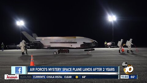 Air Force's mystery space plane lands after 2 years