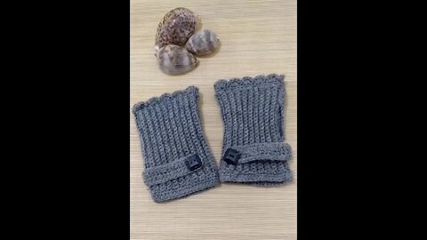 Crochet Fingerless Gloves #shorts