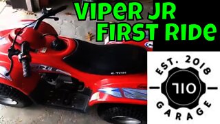 Eton Viper Jr 50cc ride after tuneup