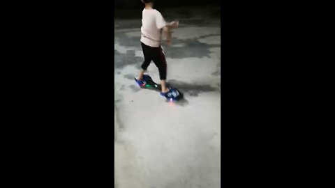 Learn to ride a skateboard