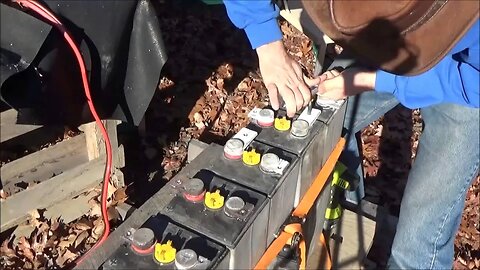 Wiring Up Forklift Battery Cells For Off Grid Solar Application