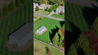 Lawn Stripes from Drone 🤤